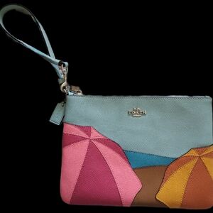 Coach Multicolor Wristlet Bag
